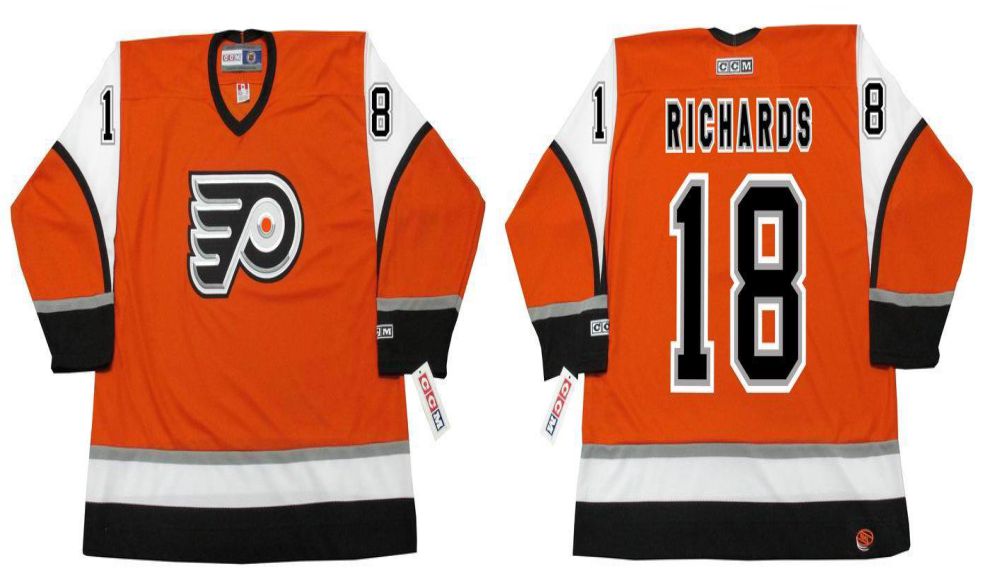 2019 Men Philadelphia Flyers 18 Richards Orange CCM NHL jerseys